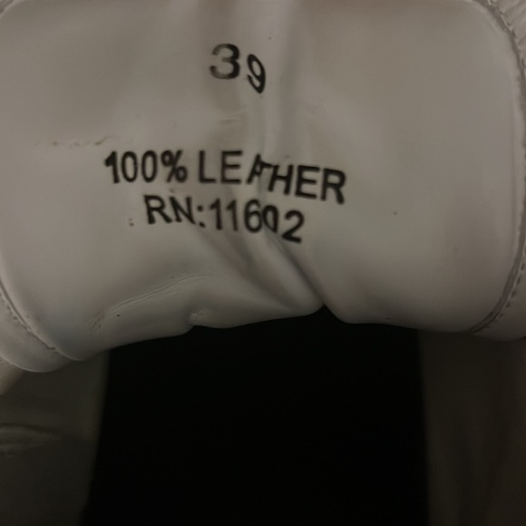 COPY - ZADIG & VOLTAIRE ZIPPERED HIGH TOPS.  WHITE size 39 Euro - Picture 3 of 6